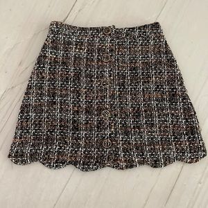 Fall tweed skirt